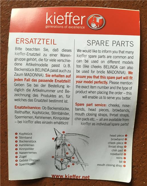 Kopfstück „Belinda - Kieffer“ - NEU, Kieffer Belinda, D.I., Sonstiges, Inzersdorf, Abbildung 3