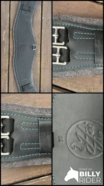 Kurzgurt 70cm Leder & Filz *VHB*, Heifra Kurzgurt Anatomisch, Claudia H., Girths & Cinches, Windhagmühl, Image 6