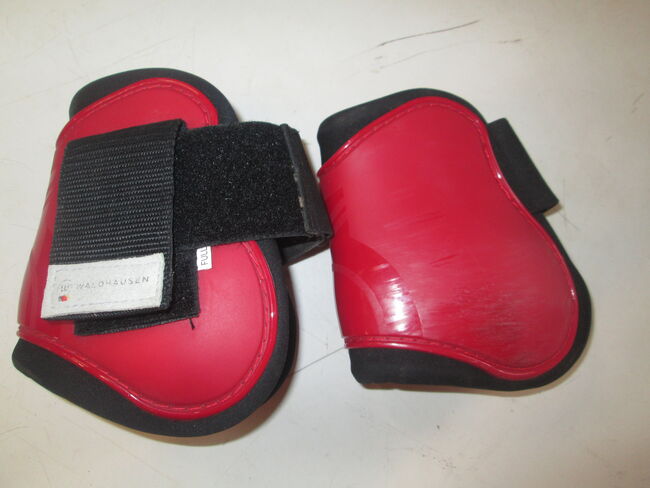 Gamaschen Waldhausen pro rot vorne und hinten Full WB, Mandy, Tendon Boots, Camburg, Image 2