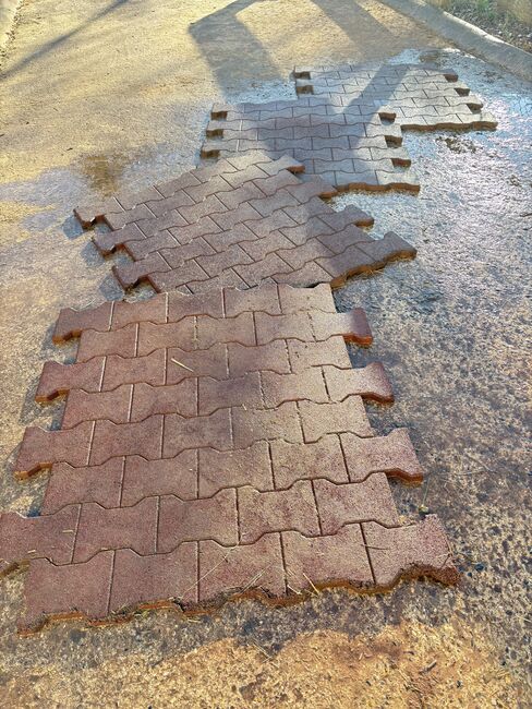 Krämer Paddockmatte Pflasterstein Optik rot, Krämer , Franzi, Horse & Stable Mats, Korbach 