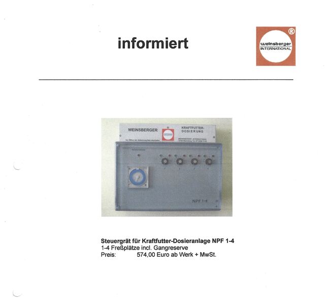 Kraftfutterautomaten, Weinsberger Kraftfutterautomaten, Ulrike Gallina, Sattelkammer & Boxenausstattung, Kettenheim, Abbildung 2