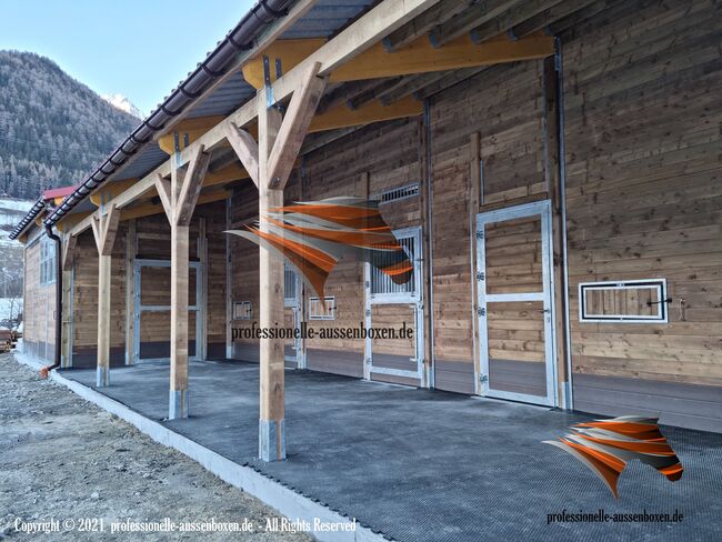 Außenboxen kaufen & Pferdestall bauen - Pferdebox, Offenstall & Weidehütte, AUSSENBOXEN PFERDESTALL - PFERDEBOXEN - STALLUNGEN, AUSSENBOXEN (AUSSENBOXEN Sp. z o.o.), Stabilne maty, Wałcz, Image 9