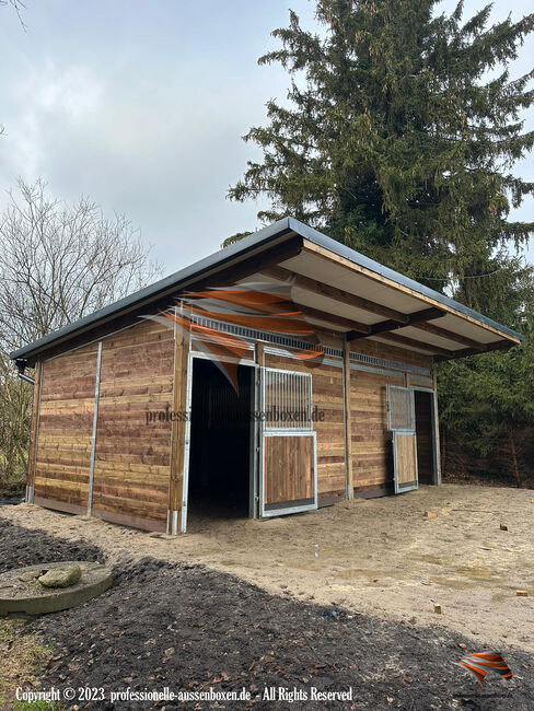 Außenboxen kaufen & Pferdestall bauen - Pferdebox, Offenstall & Weidehütte, AUSSENBOXEN PFERDESTALL - PFERDEBOXEN - STALLUNGEN, AUSSENBOXEN (AUSSENBOXEN Sp. z o.o.), Stabilne maty, Wałcz