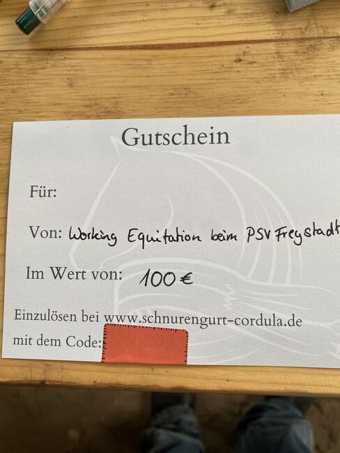 Gutschein zu verkaufen, Jenny , Girths & Cinches, Hanau , Image 2