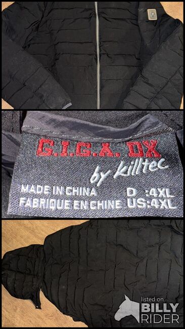 Killtec Steppjacke Gr. 4xl schwarz und neu, Killtec , Hansi, Kurtki jeździeckie i kamizelki, Iserlohn, Image 4