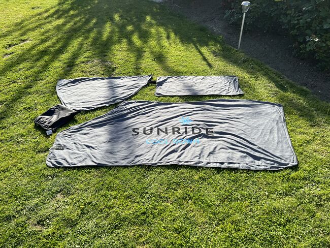 Kühldecke mit Halsteil und Tuch - Sunride Cool Down - Farbe Grau, Sun Ride Cool Down, Tom, Horse Blankets, Sheets & Coolers, Herne, Image 8