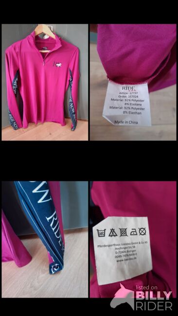 Langarmshirt ride now pink L, ride now, ponymausi, Shirts & Tops, Naumburg, Image 8