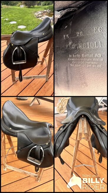 🐎 La Belle Springsattel, La Belle 15 28 EC,  Cayra Arcangioli, Jumping Saddle, Aesch, Image 8