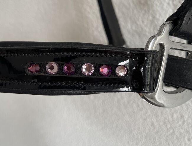 Echtleder Lackhalfter mit Swarovski Steinen, Glam Bridle, Halters, St.Gallen, Image 3