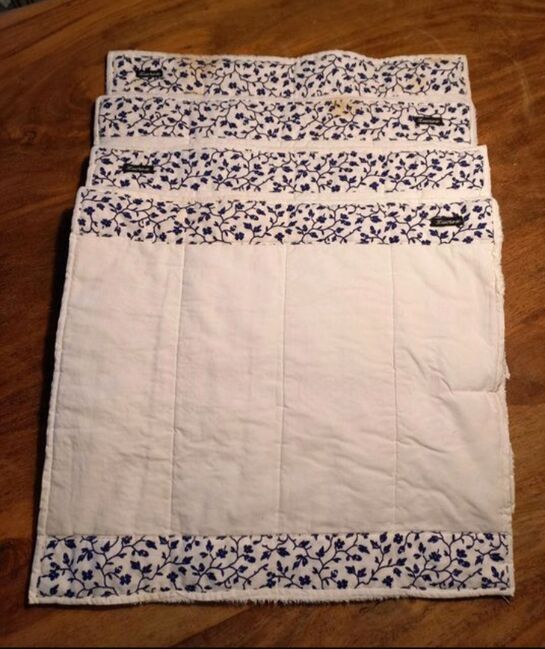 ⭐️Lacrox⭐️4er-Satz Bandagierunterlagen, Lacrox, Rose, Horse Bandages & Wraps, Wrestedt