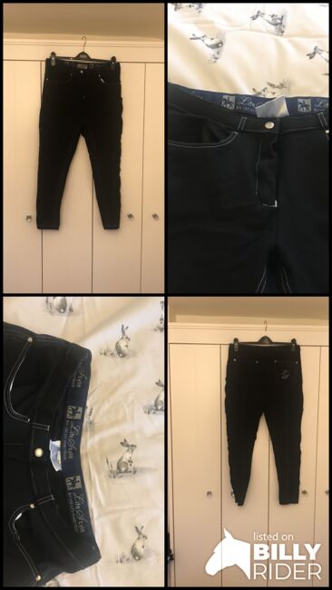 Ladies black 32inch waist jodhpurs, Legacy equestrian , Samantha Smith, Breeches & Jodhpurs, Drayton Parslow , Image 5