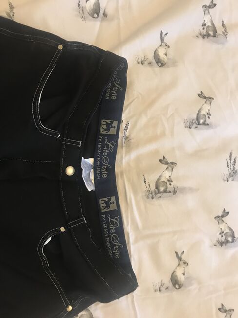 Ladies black 32inch waist jodhpurs, Legacy equestrian , Samantha Smith, Breeches & Jodhpurs, Drayton Parslow , Image 3