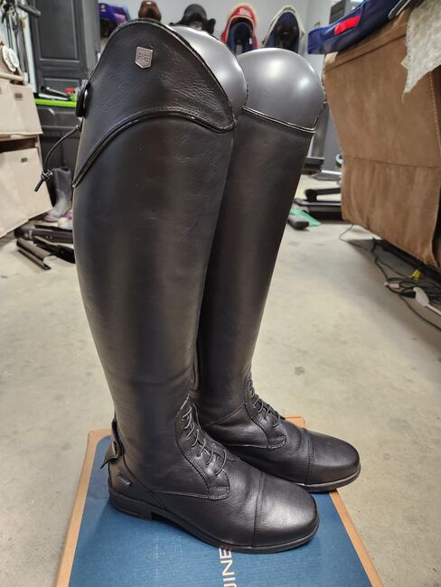 Ladies Long Leather Riding Boots, Premier Equine Veritini, Florencia, Oficerki jeździeckie, Houston, Image 3