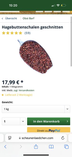 Scheunenlädchen Hagebuttenschalen, Scheunenlädchen , Schper , Horse Feed & Supplements, Barsinghausen, Image 5