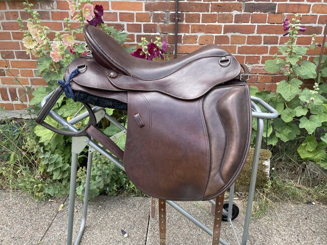 Ledersattel Dressur / Alt-Californisch, Physio Riding, Katja Thomas, Dressage Saddle, Eldena, Image 2