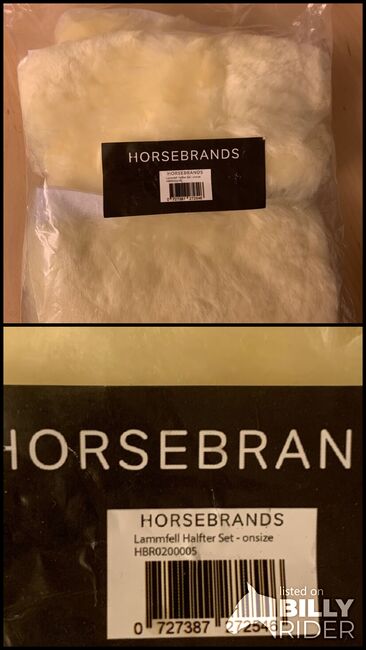 Lammfell Halfter Set    One Size, Horsebrands , Kranen , Kantary, Issum , Image 3