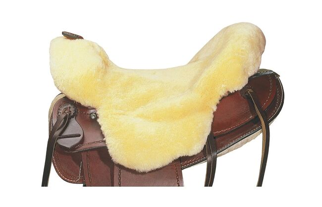 Lammfell Sitzbezug Western, L-Pro West Lammfell Western-Sattelsitzbezug, Kati, Andere Pads, Waldems