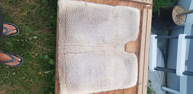 Lammfell Sattelpad Western, Eva, Saddle Accessories, Haibach, Image 3
