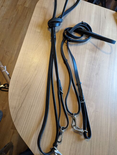 Lauffer-Zügel mit Karabiner, Warmblut, Neu, Bettina, Training Aids, Bad Mergentheim