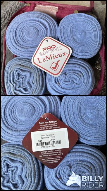 Le Mieux corn blue bandages, Le Mieux, Kelly , Horse Bandages & Wraps, Crewe, Image 3