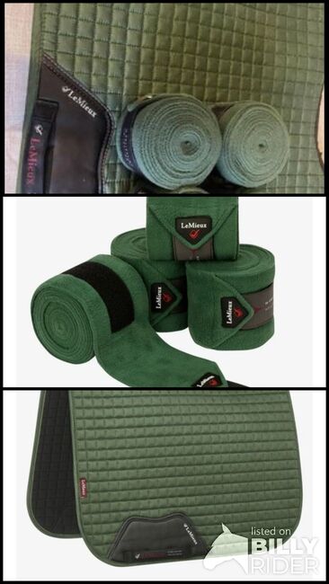Le Mieux hunter green pad and bandages, Le Mieux Hunter green , Alice , Dressage Pads, Burgess hill , Image 4