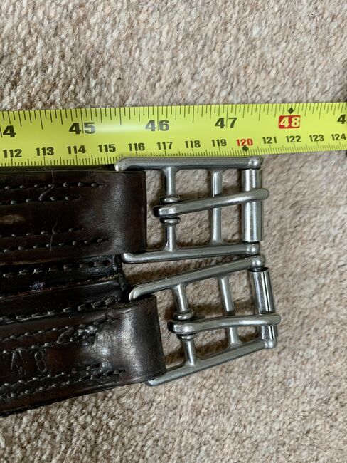 Leather anatomical girth, Charlotte Marshall , Girths & Cinches, Howden
