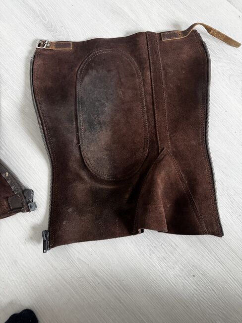 Lederchaps Braun, Celine Baum, Half Chaps, Taunusstein 