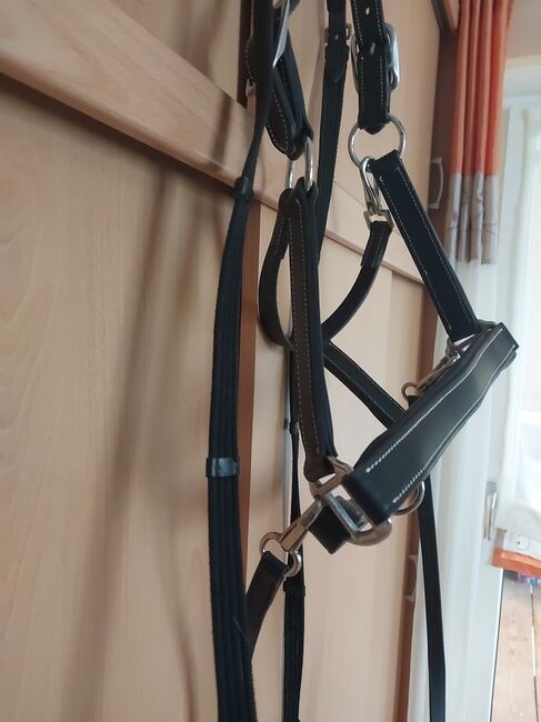 Lederhalfter elegant mit gurtzügel reithalfter, Powerhorse, Bitless Bridles, Ziemetshausen, Image 3