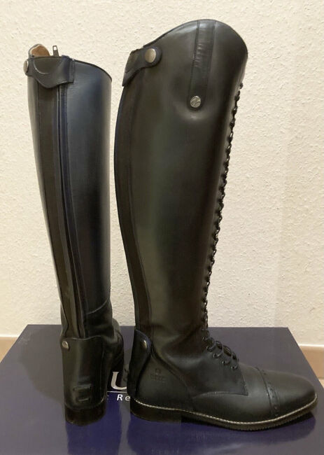 Lederreitstiefel Dunkelblau, Busse Reitstiefel , Caro, Riding Boots, Kempten , Image 4