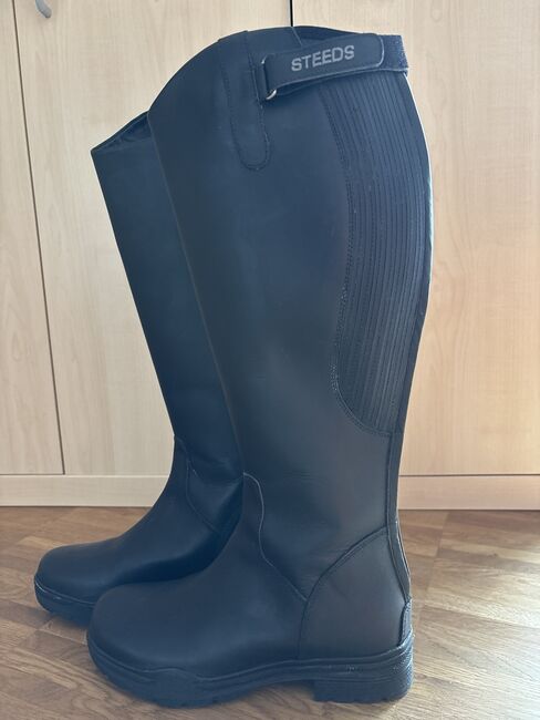 Lederreitstiefel von Steeds, kurz und weit, nur zuhause angezogen, Steeds, Andrea Brix, Riding Boots, Ratingen