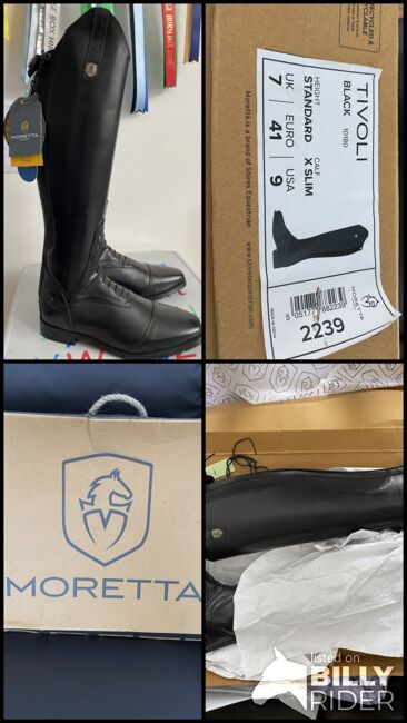 Leather riding boots, Moretta, Carol Majeed, Oficerki jeździeckie, Longfield , Image 6