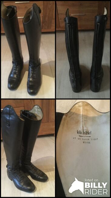 Lederreitstiefel, Größe 40, Felix Bühler, B.Steinke, Riding Boots, Klein-Offenseth Sparrieshoop , Image 5