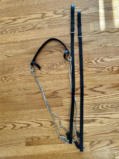 Leather and Rope Draw Reins- Brown, Stephanie, Other, Edmonton 
