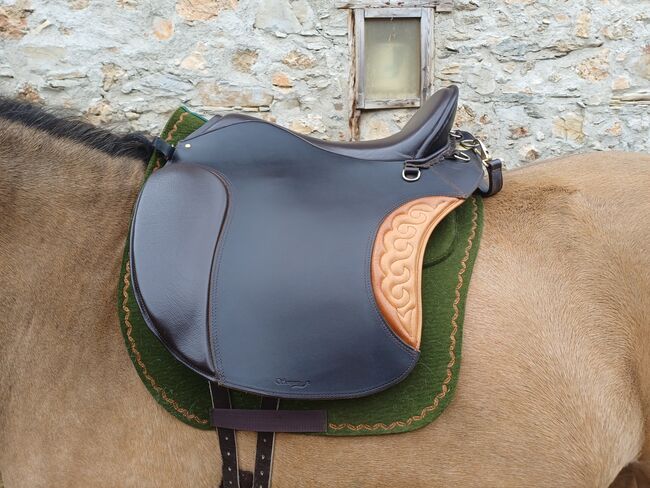 Lederbaumsattel Trekking Wanderreiten Dressur, Sorenta Trekking Emotion Gamma, Sandra, Endurance Saddle, Kumberg