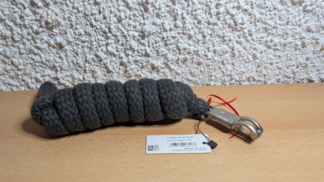Führstrick Anbindeseil neu von Waldhausen Farbe: grau mit Panikhaken, BettinaAnja, Leads, Lichtenstein
