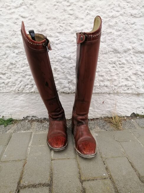 Leder-Reitstiefel, Dressurstiefel, Gr. 38, Bavaria , Laura, Reitstiefel, Wels, Abbildung 6