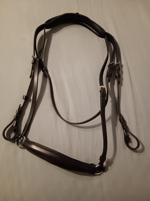 Ledertrense, schwarz, engl. NEU, Elke, Bridles & Headstalls, Mengerschied , Image 2