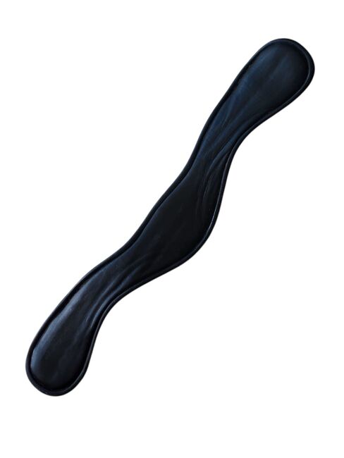 Ledersattelgurt für Englischen Sattel, schwarz, anatomisch, englisch, Andrea Schürmann, Girths & Cinches, Lichtenau, Image 2