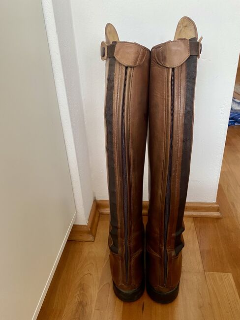 Lederreitstiefel braun, Loesdau  Porto soft Cognac braun , Anika, Reitstiefel, München, Abbildung 3