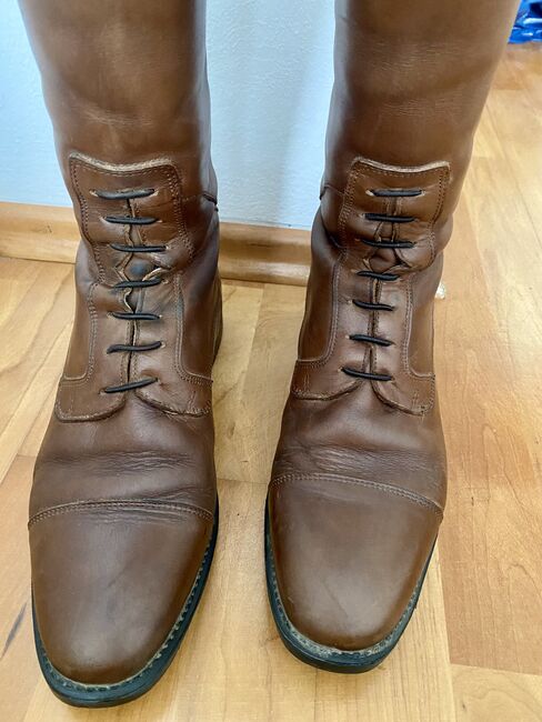 Lederreitstiefel braun, Loesdau  Porto soft Cognac braun , Anika, Reitstiefel, München, Abbildung 2