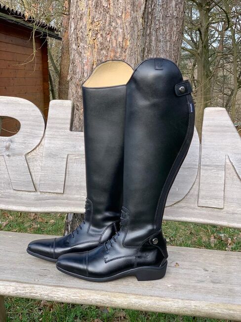 New: Königs Nevio geschnürt Gr. 5,5. H 50, W 39 Leather riding boots ...