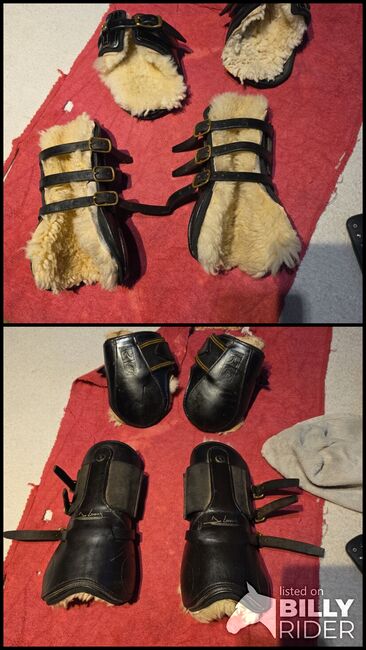 Lammfell Ledergamaschen, BR,  Plath, Tendon Boots, Neumünster, Image 3