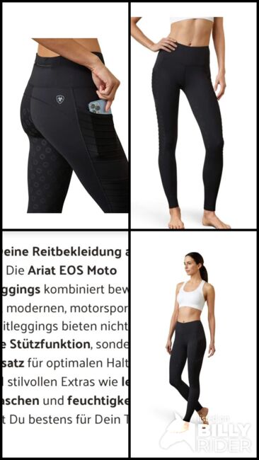 Reitleggings ARIAT mit Handytasche neu S, ARIAT, TT, Bryczesy, Gerabronn, Image 8