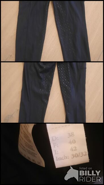 Reitleggins Felix Bühler Größe 38 blau, Felix Bühler, Kirsten , Bryczesy, Wiesbaden, Image 4