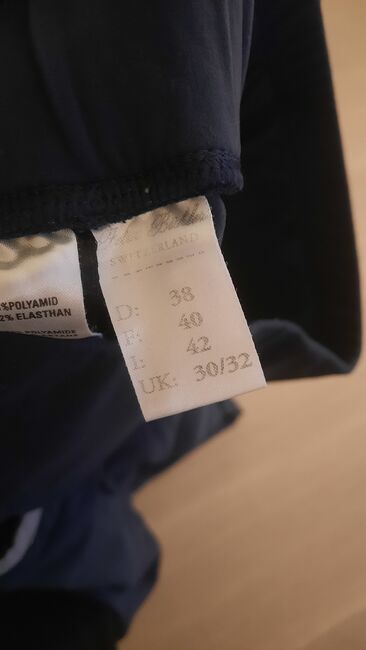 Reitleggins Felix Bühler Größe 38 blau, Felix Bühler, Kirsten , Bryczesy, Wiesbaden, Image 3