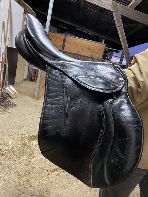 Lemetex Springsattel, 17,5 Zoll, Lemetex Vision , Svenja , Jumping Saddle, Hessisch Lichtenau 