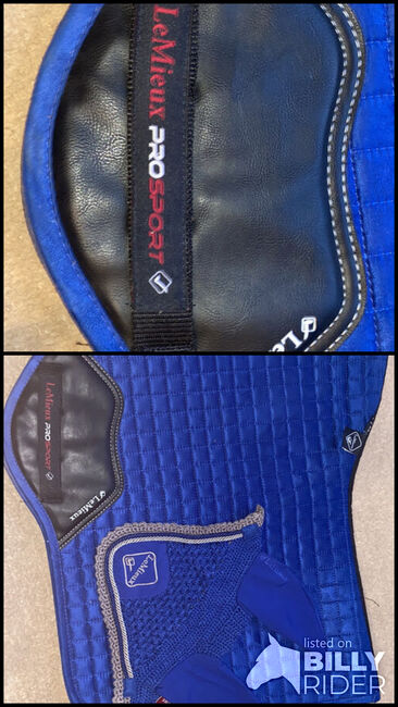 Lemieux Benetton blue saddle pa, Lemieux  Lemieux Benetton blue large cc saddle pad, Georgia varcoe, Inne podkładki pod siodło, St austell, Image 3