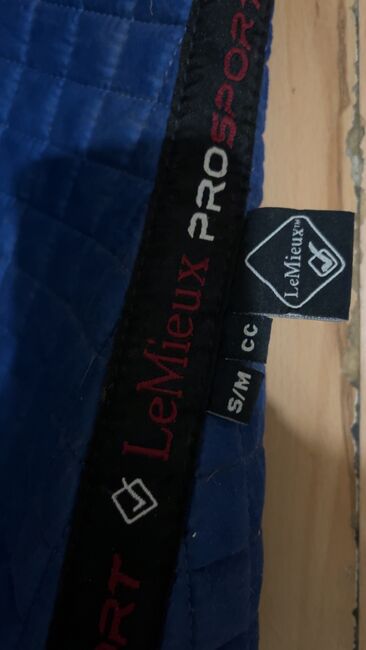 Lemieux Benneton blue cc saddle pad, Lemieux Cc discontinued , Emily ervig , Other Pads, Hewelsfield Common, Image 2