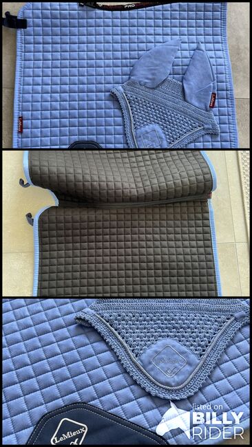 Lemieux Corn Blue Schabracke + Fliegenhaube, Lemieux , Maria , Dressage Pads, Erkelenz, Image 4