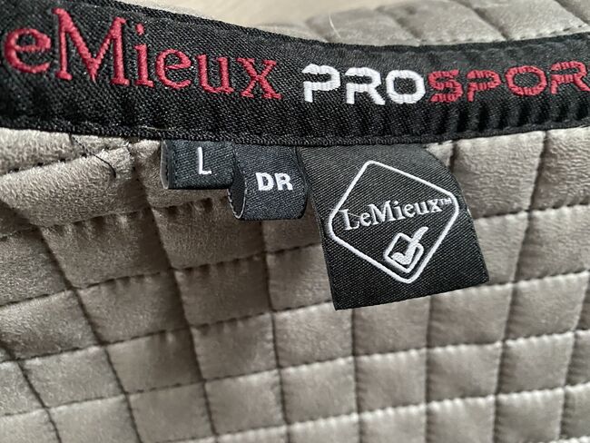 LeMieux graue Cotton Schabracke, Dressurschabracke, silber, Dressur-Stickerei, Full, LeMieux, Steffi, Dressage Pads, Olpe, Image 3